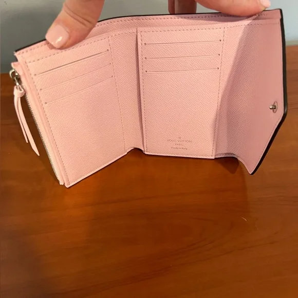 Louis Vuitton Pastel Pink Blue Yellow Monogram Compact Wallet - Picture 8 of 9